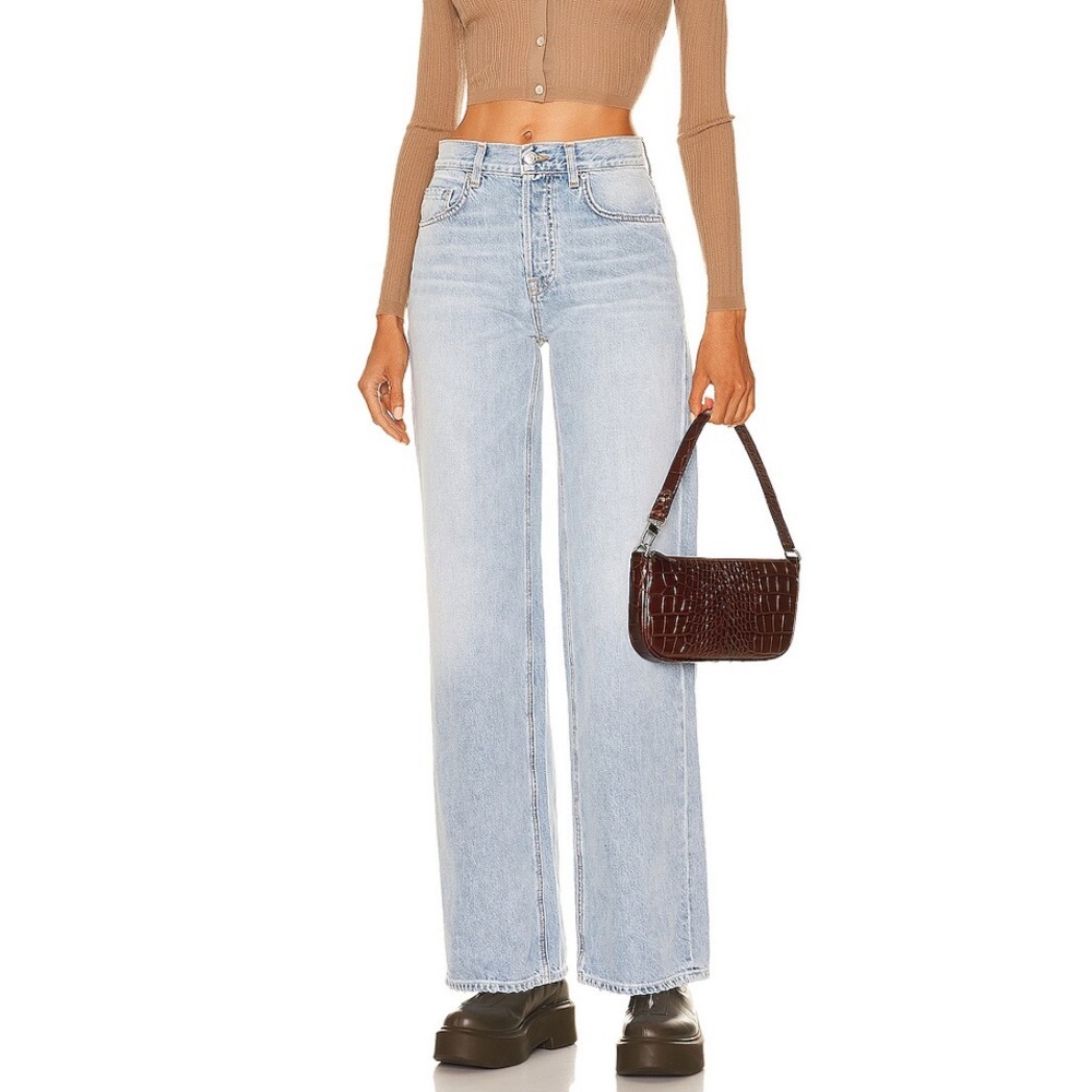 NWT GRLFRND Super Loose Wide Leg Jeans